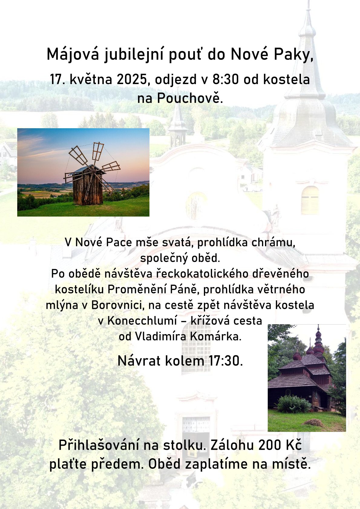 Májová pouť do Nové Paky