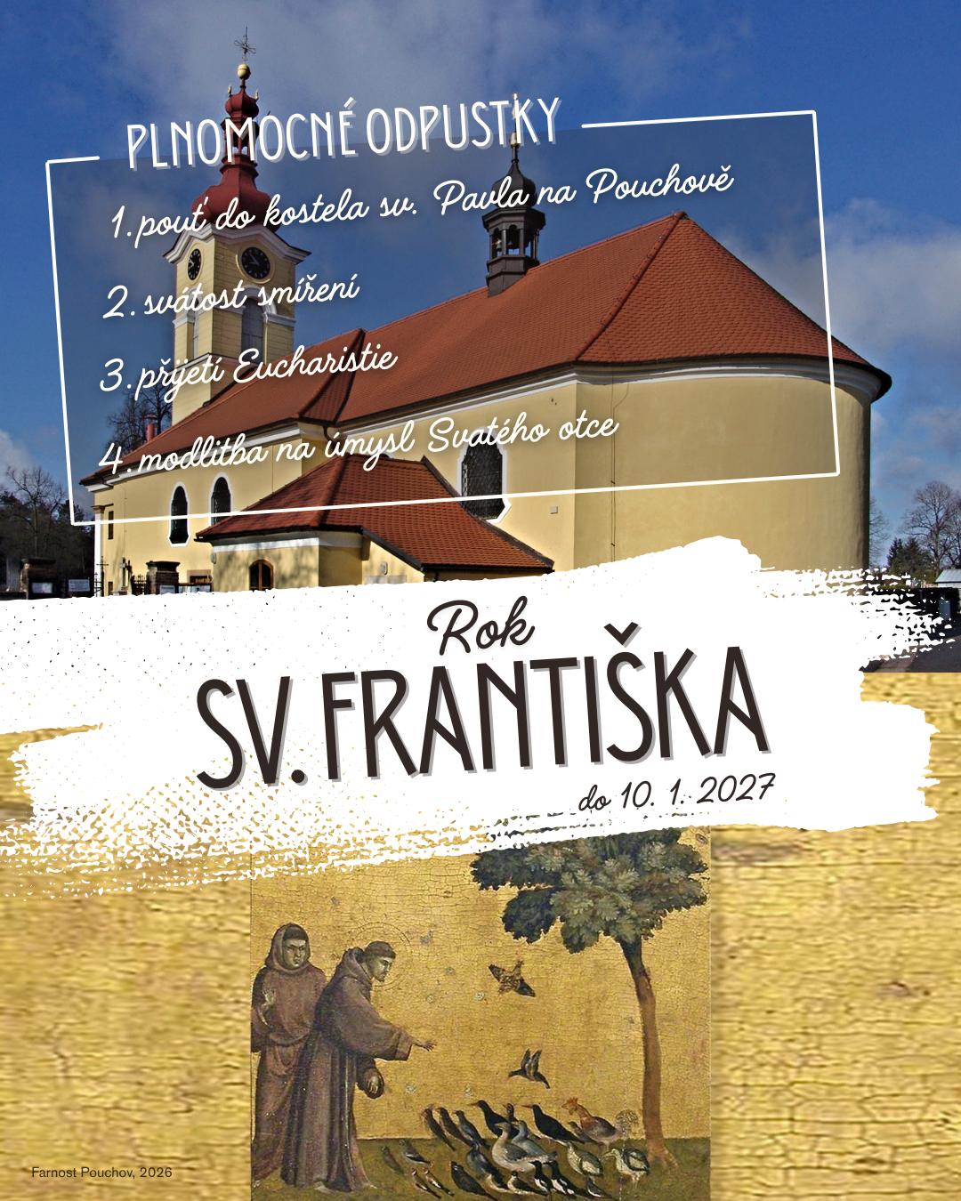 Jubilejní rok sv. Františka z Assisi - Pouchov
